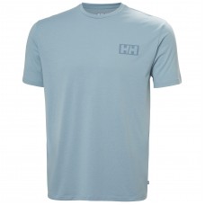 HH Men's Skog Recycled Graphic T-shirt Windy Blue 