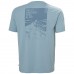 HH Men's Skog Recycled Graphic T-shirt Windy Blue 
