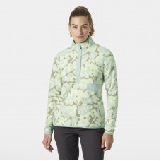 HH Women's Maridalen Printed Fleece Washed Lime 