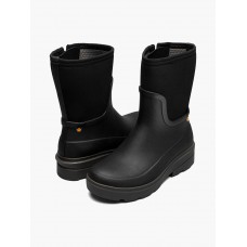 Bogs WOMEN'S HAZEL MID ZIP Black Bogs WOMEN'S HAZEL MID ZIP Black