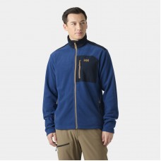 HH Men's Daybreaker Block Microfleece Jacket Dark Blue 