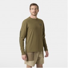 HH Men's Skog Graphic Long Sleeve Tee Bedrock HH Men's Skog Graphic Long Sleeve Tee Bedrock