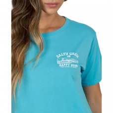 Salty Crew Happy Hour B.F. Tee - Turquoise