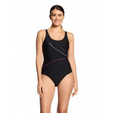 Zoggs Womens Safari Leaf Macmasters Adjustable Scoopback Swimsuit