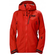 HH Women's Odin 9 Worlds 3.0 Shell Jacket Alert Red 