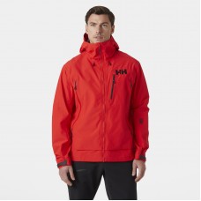 HH Men's Odin 9 Worlds 3.0 Shell Jacket Alert Red 