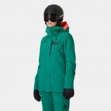 HH Women's Powshot Jacket Emerald Green