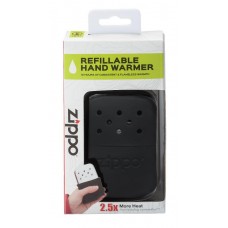 ZIPPO 12-Hour Black Refillable Hand Warmer