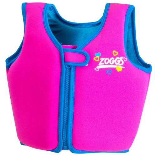 Zoggs Kids Mermaid Flower Bobin Adjustable Buoyancy Swimming Jacket 100 Percent Neoprene 