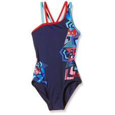 Zoggs Squad Code Crossback Girls Swimsuit