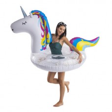 Bigmouth Giant Unicorn Sparkly Poolfloat